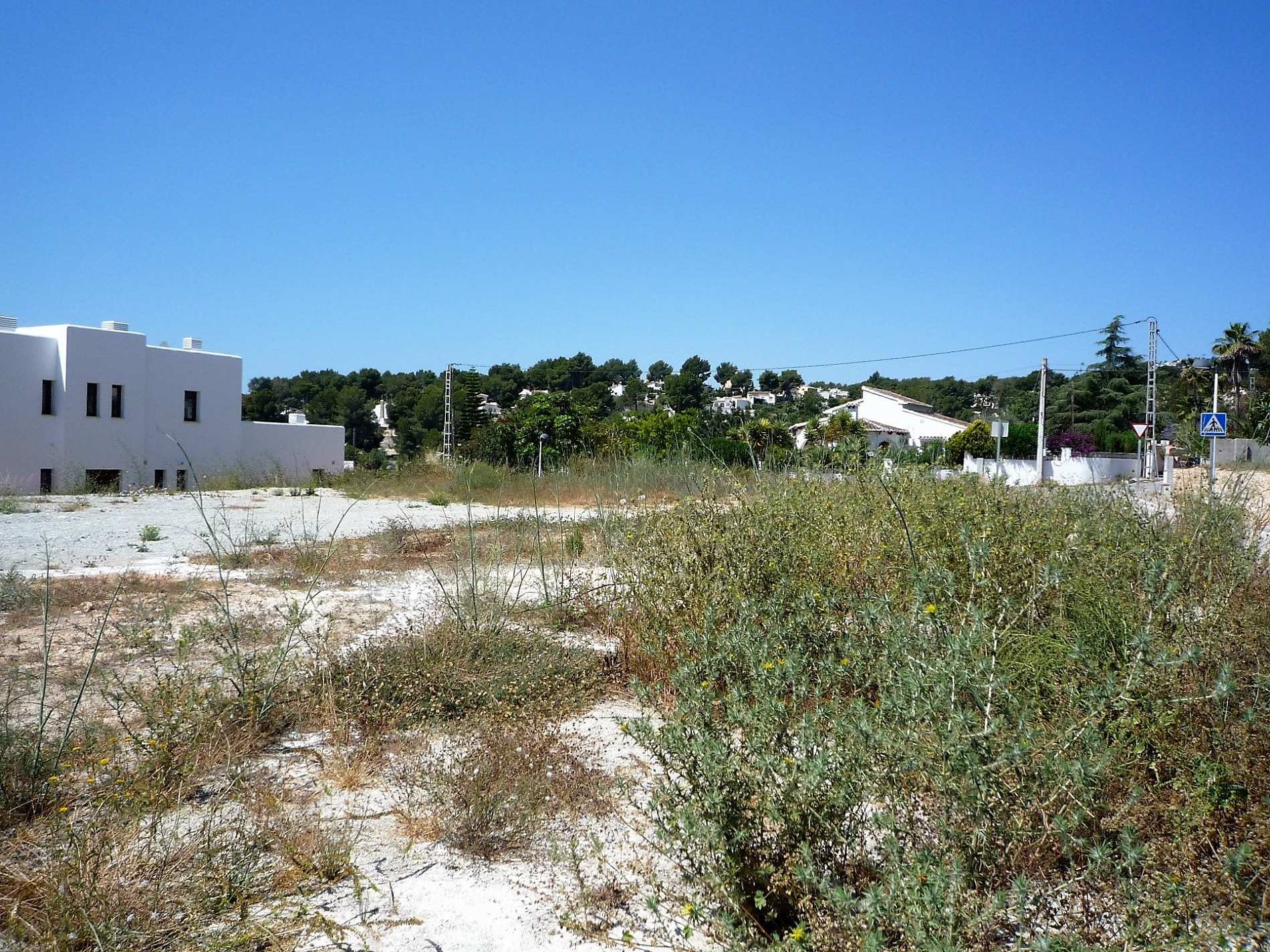 Plot for sale in Moraira, with sea views