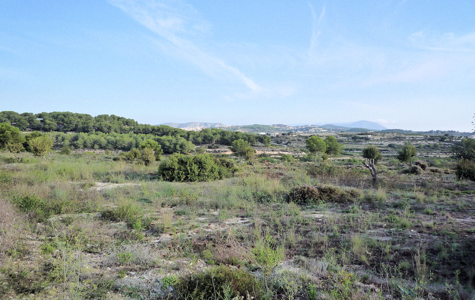 Plots for sale in Benimeit, Moraira, rustic and with superb views...
